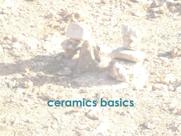 ceramics basics