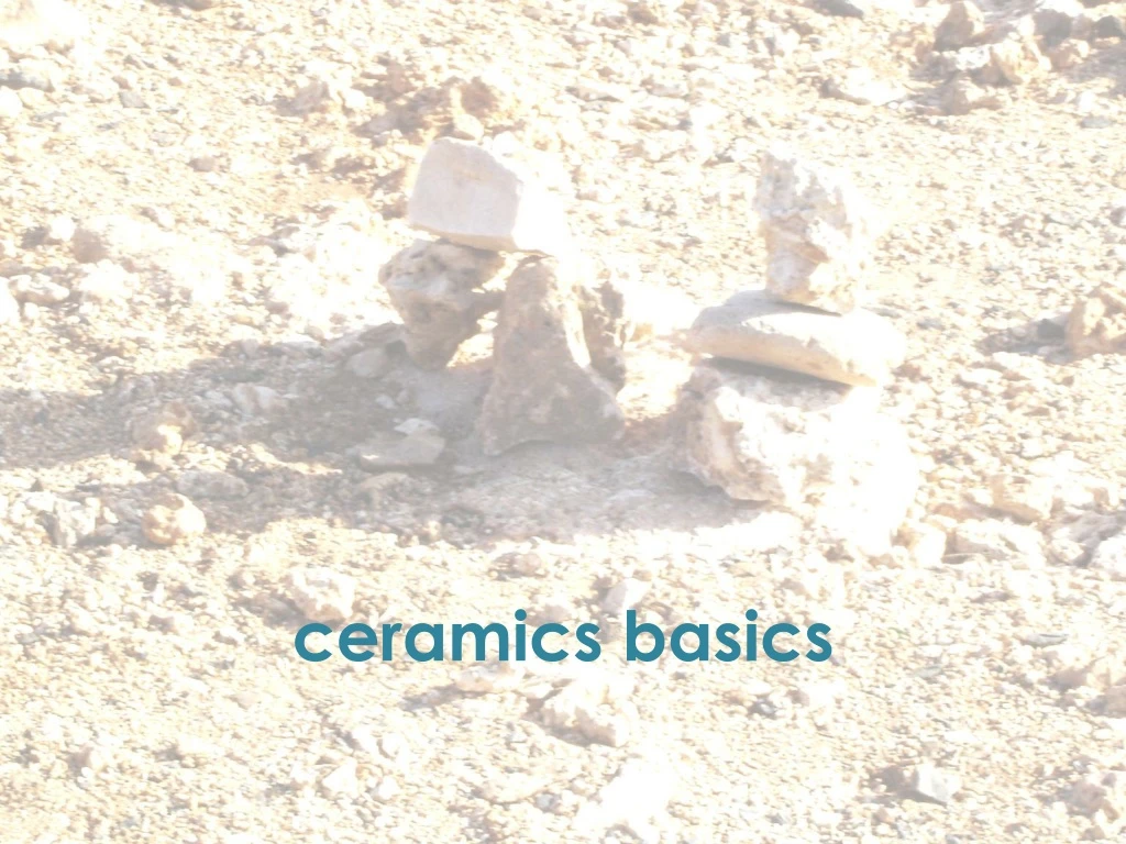 ceramics basics
