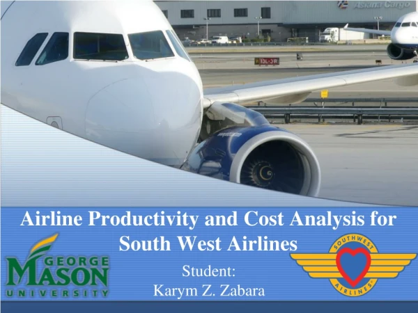 Airline Productivity and Cost Analysis for South West Airlines