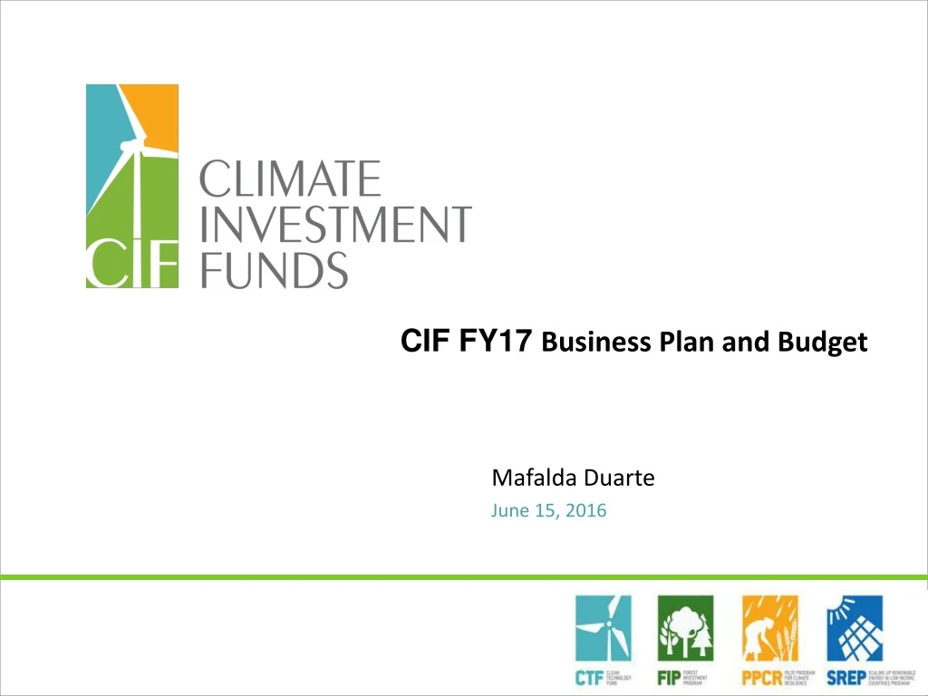 cif fy17 business plan and budget