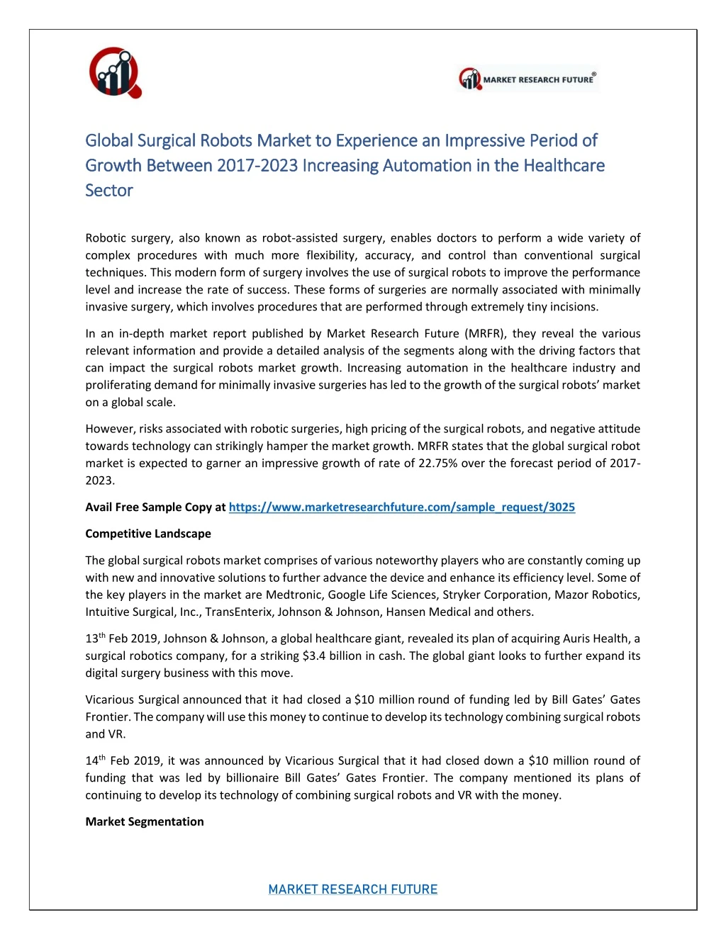 global global surgical robots surgical robots