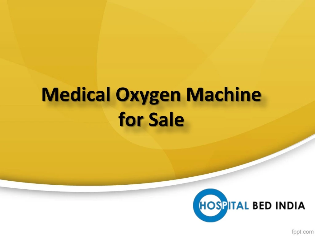 medical oxygen machine for sale