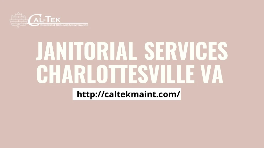 janitorial services charlottesville va http