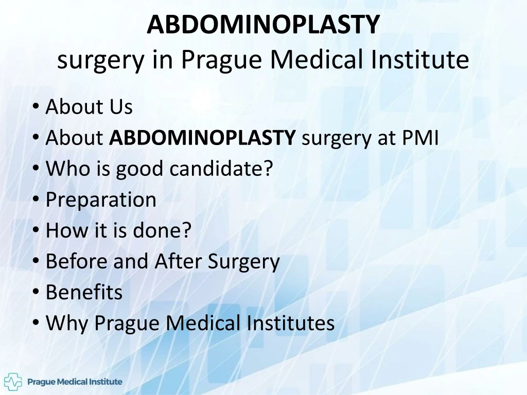 abdominoplasty surgery in prague medical institute