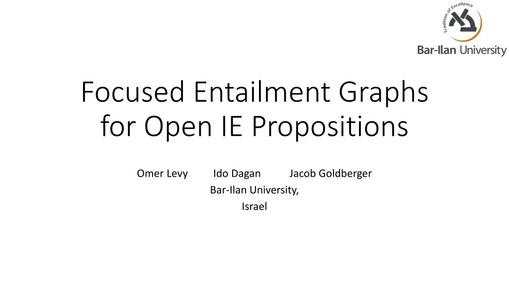 focused entailment graphs for open ie propositions