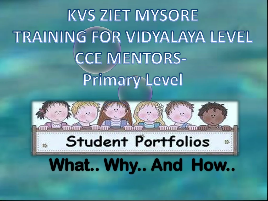 kvs ziet mysore training for vidyalaya level