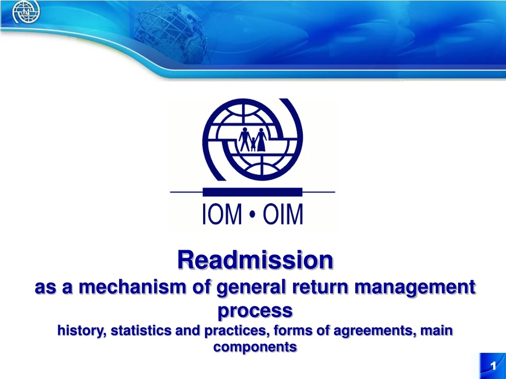 readmission as a mechanism of general return
