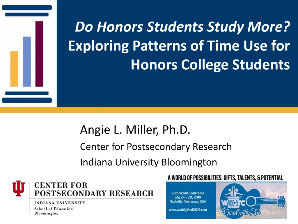 do honors students study more exploring patterns of time use for honors college students