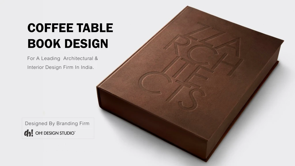 coffee table book design