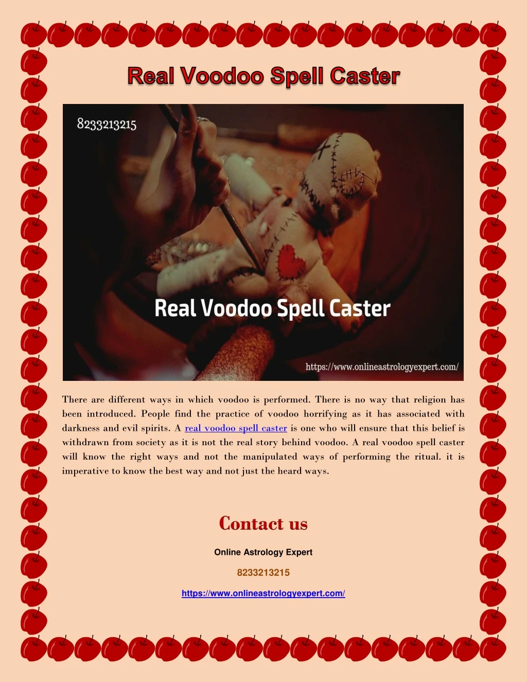 there are different ways in which voodoo