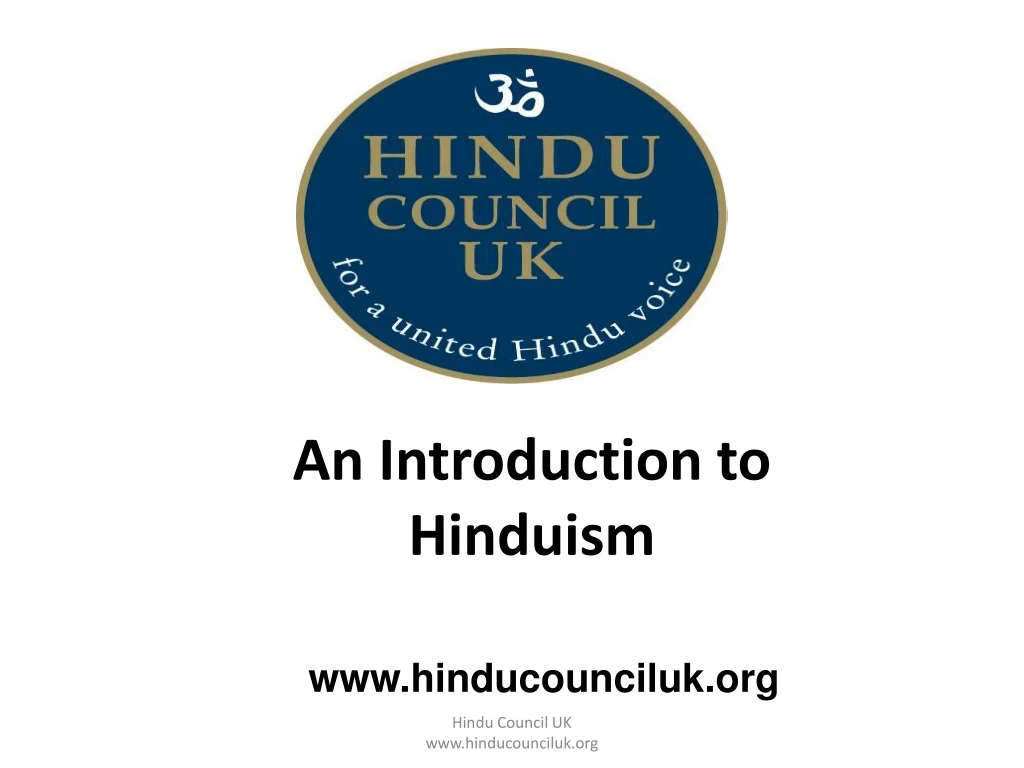 an introduction to hinduism