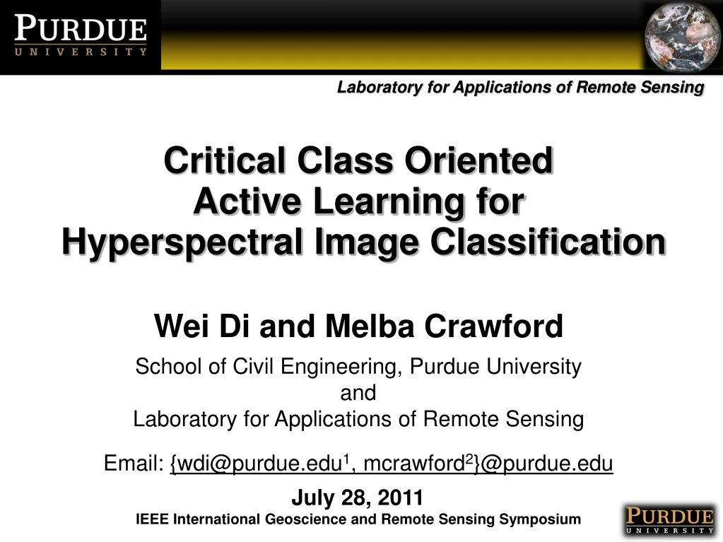 critical class oriented active learning