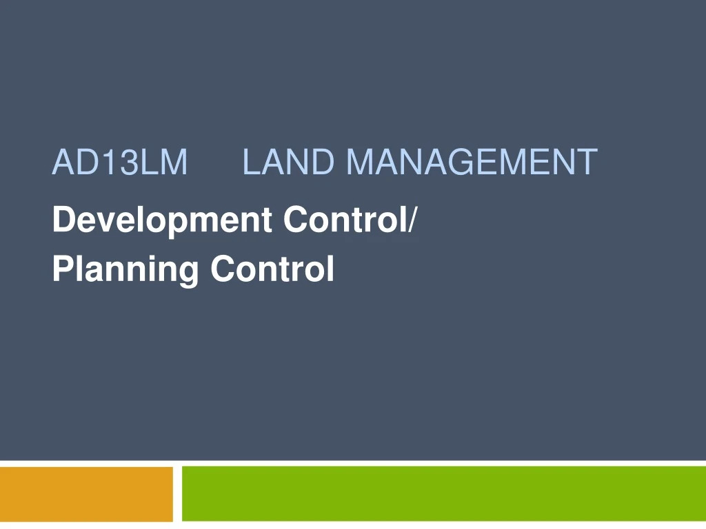 ad13lm land management