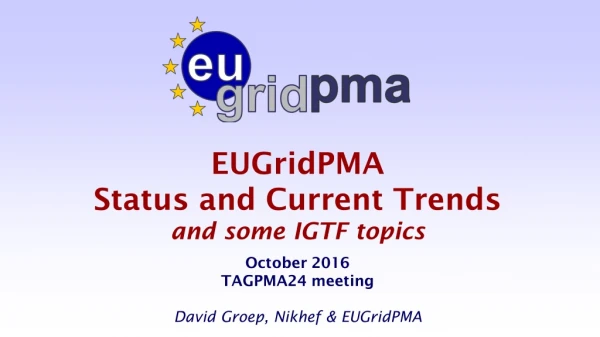 EUGridPMA Topics