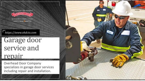 garage door service and repair
