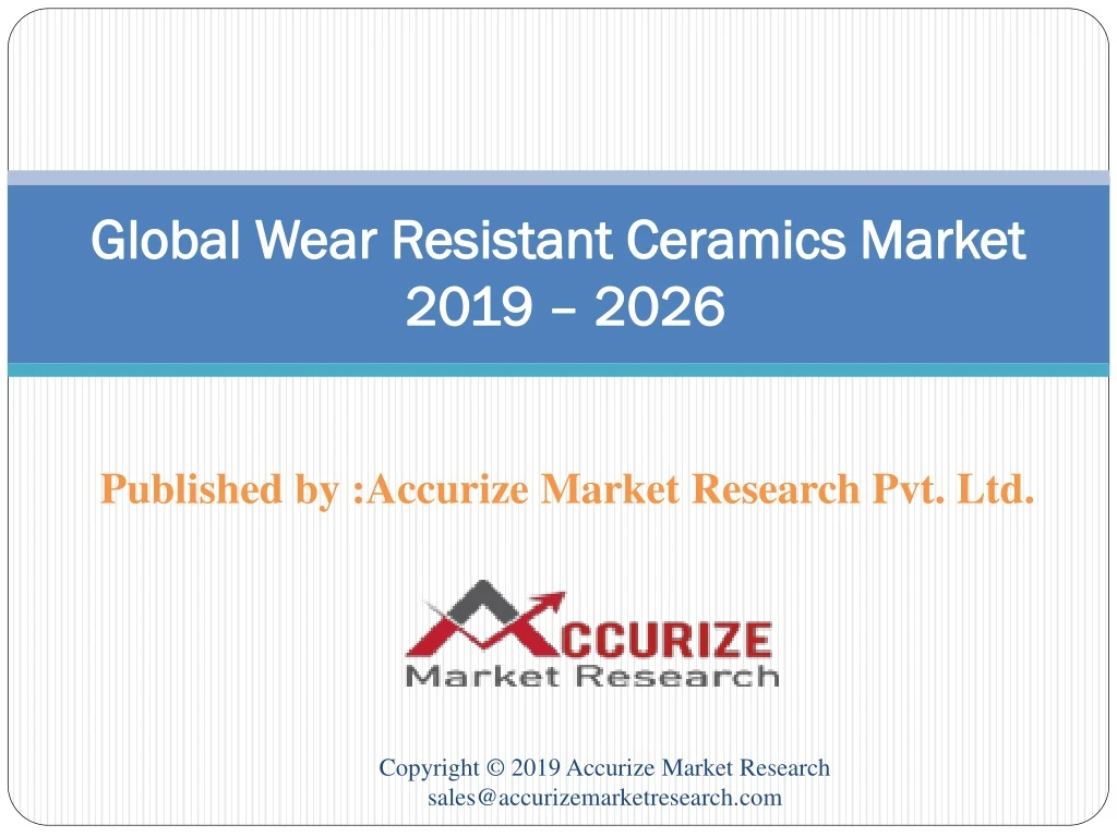 global wear resistant ceramics market 2019 2026