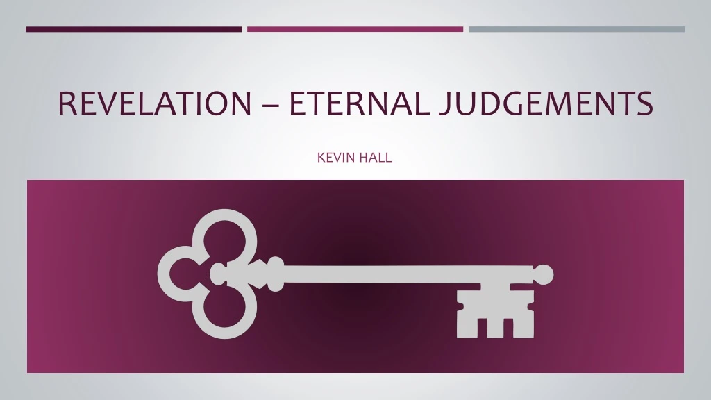 revelation eternal judgements