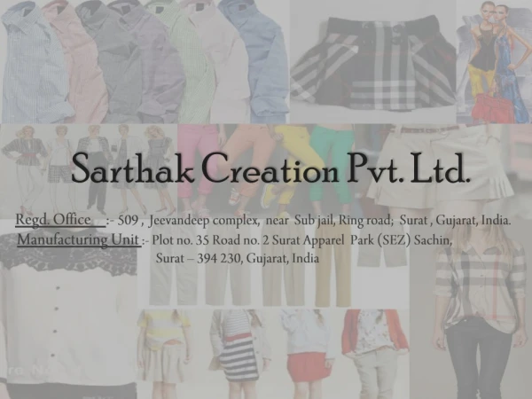 Sarthak Creation Pvt. Ltd .