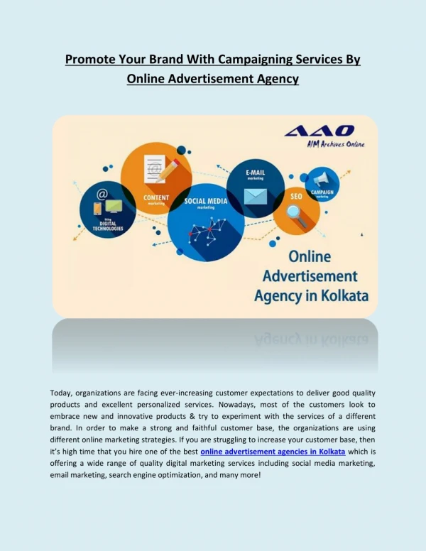 promote your brand with campaigning services
