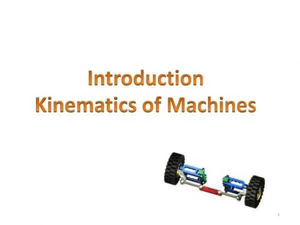 Course Objective: To Identify the functional characteristics of various machine elements