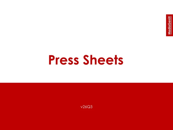 Press Sheets