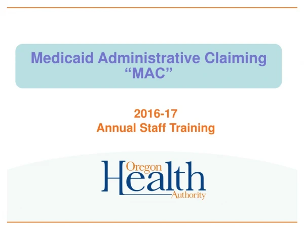2016-17 Annual Staff Training