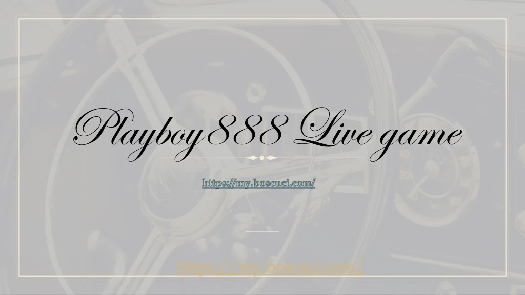 playboy888 live game