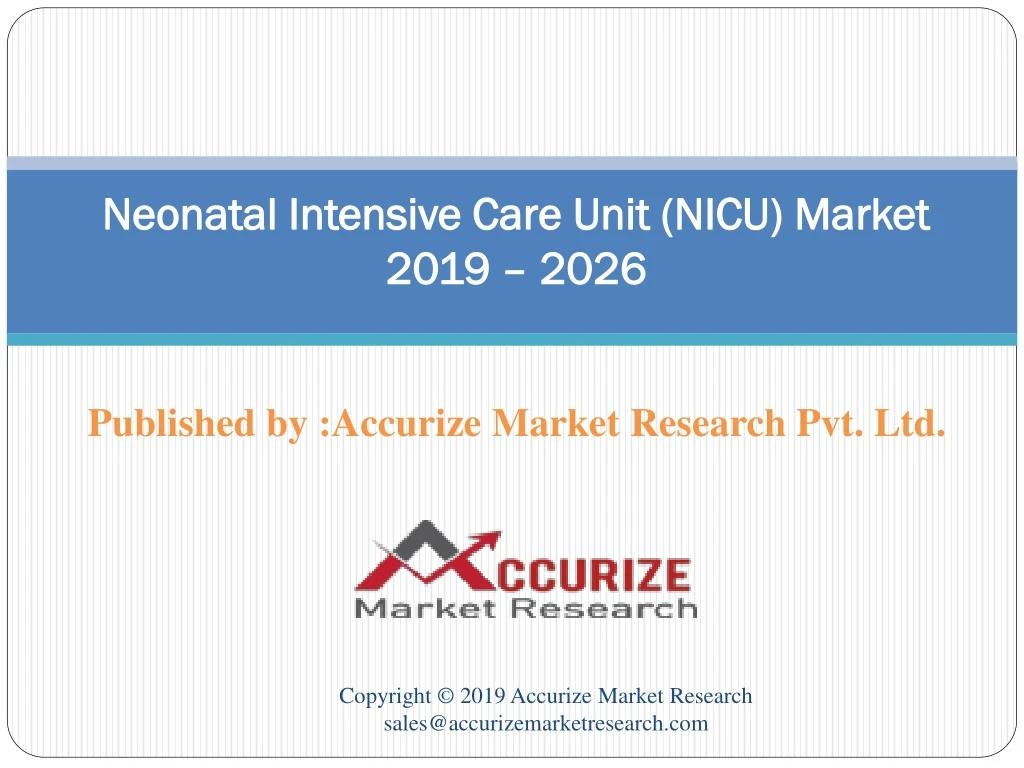 neonatal intensive care unit nicu market 2019 2026