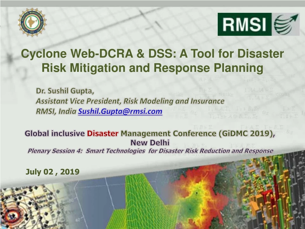 cyclone web dcra dss a tool for disaster risk mitigation and response planning