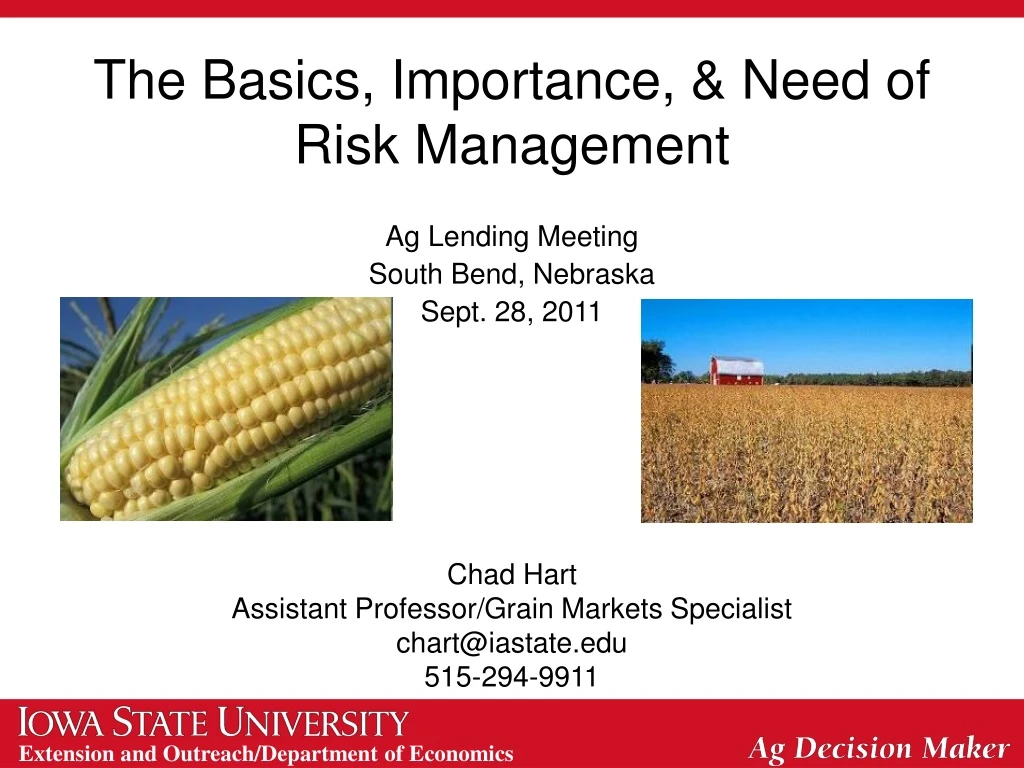 the basics importance need of risk management