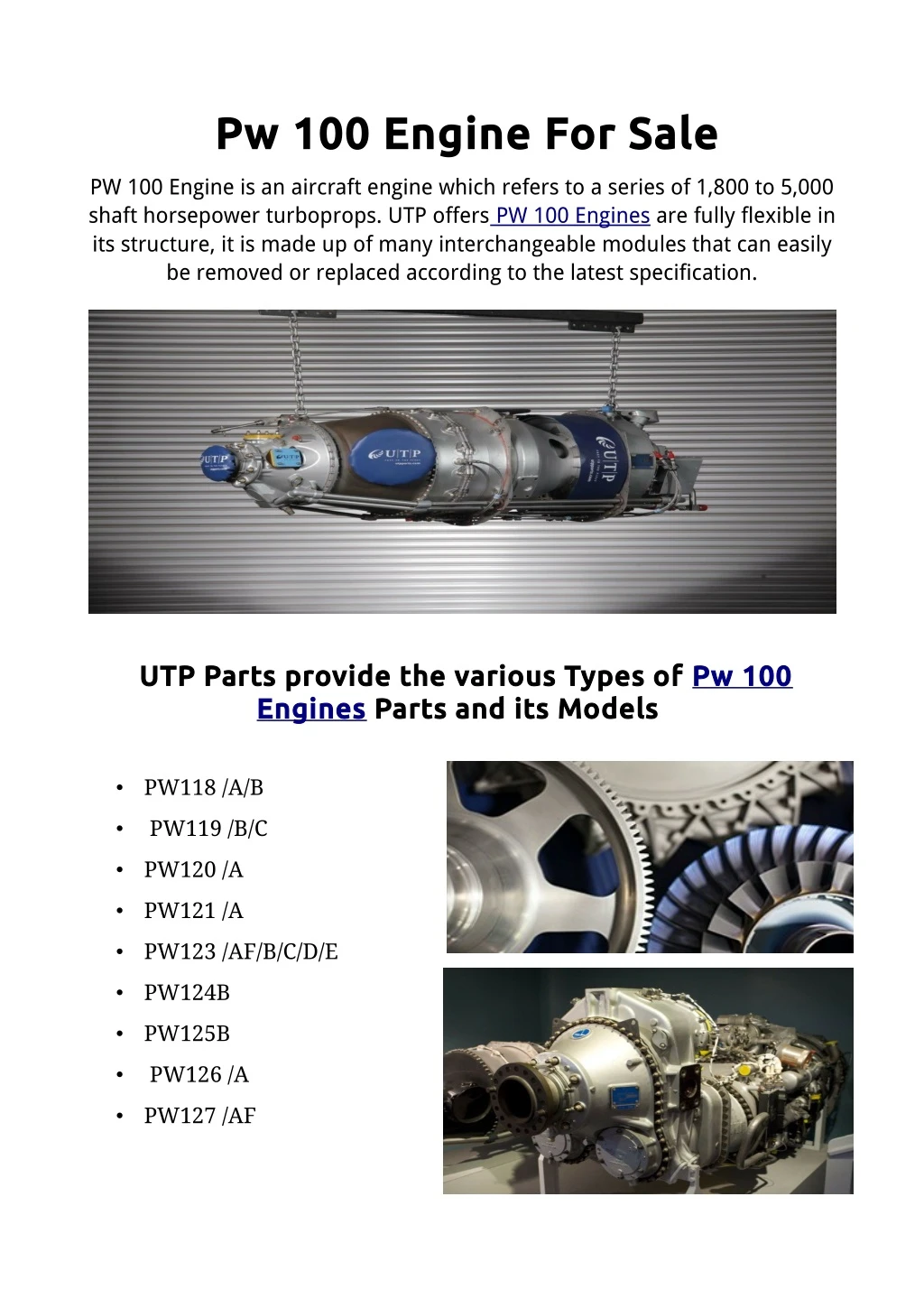 pw 100 engine for sale pw 100 engine for sale