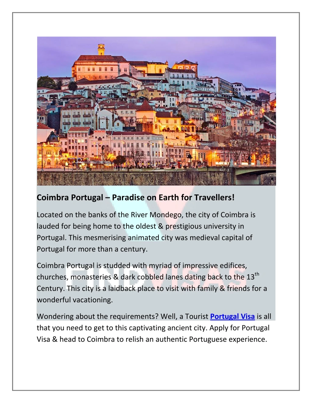 coimbra portugal paradise on earth for travellers