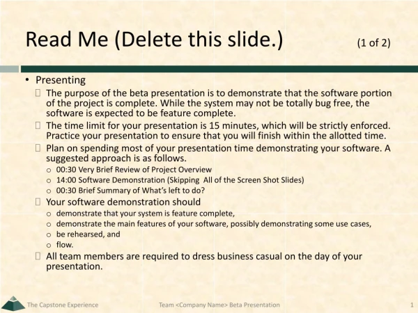 Read Me (Delete this slide.)	 (1 of 2)