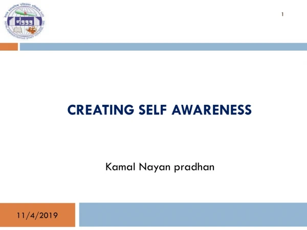 Creating Self awareness