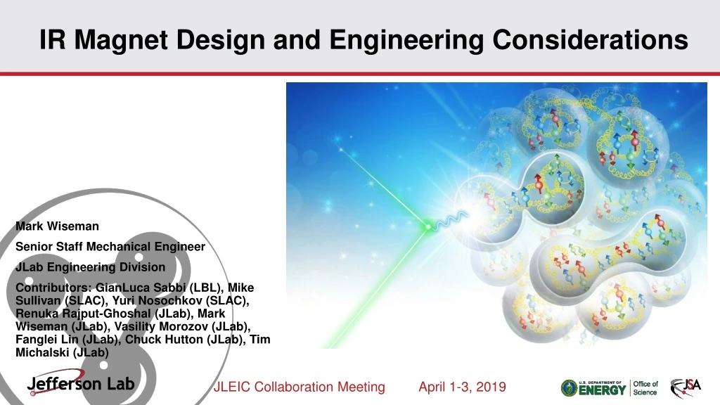 ir magnet design and engineering considerations