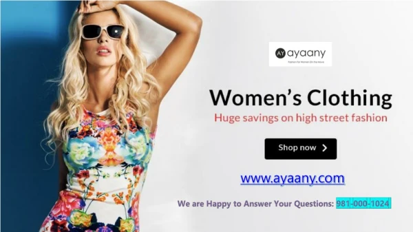 Online women clothing store near by your locations