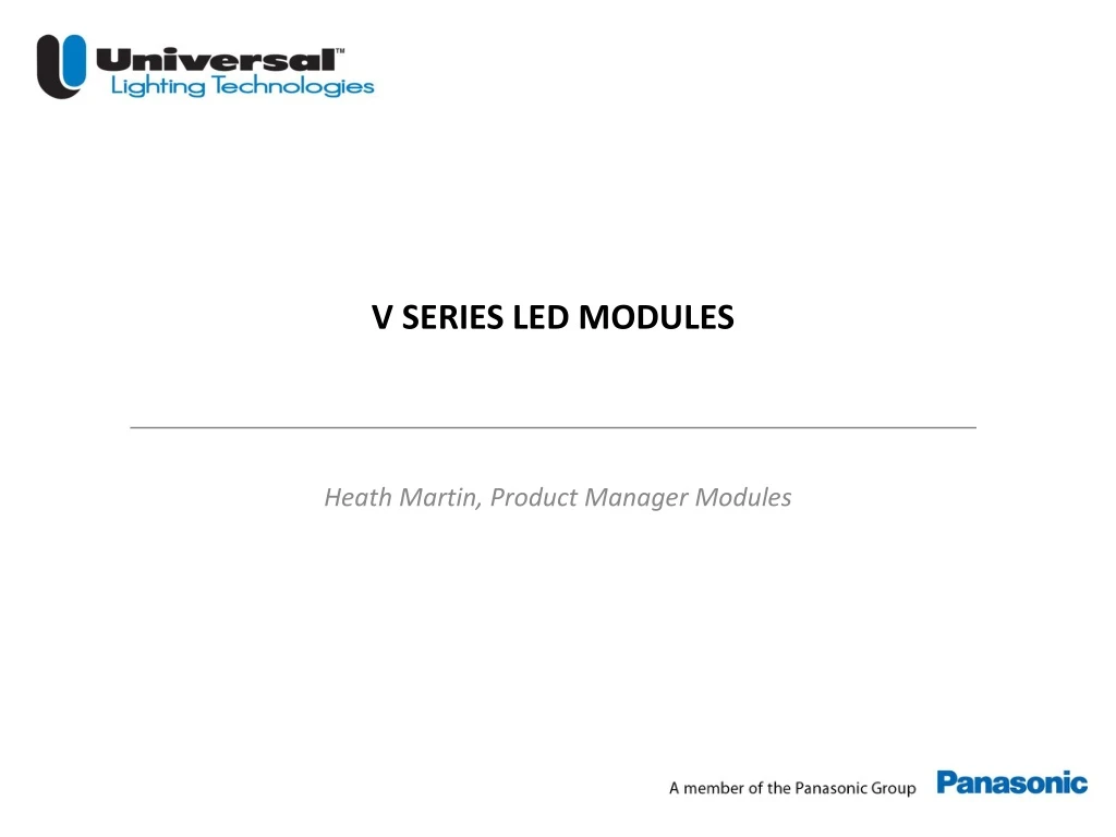 v series led modules