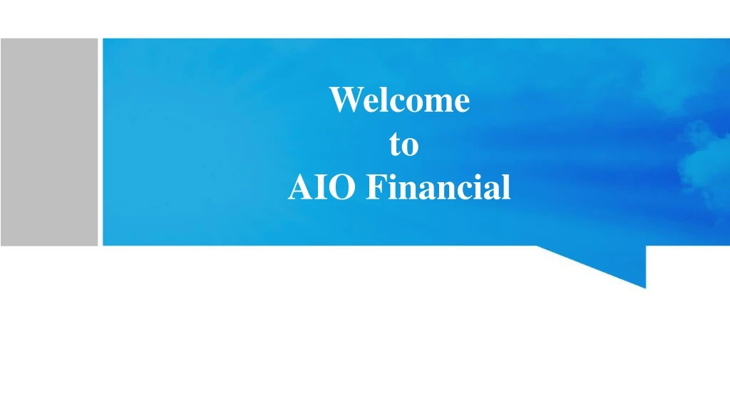 welcome to aio financial