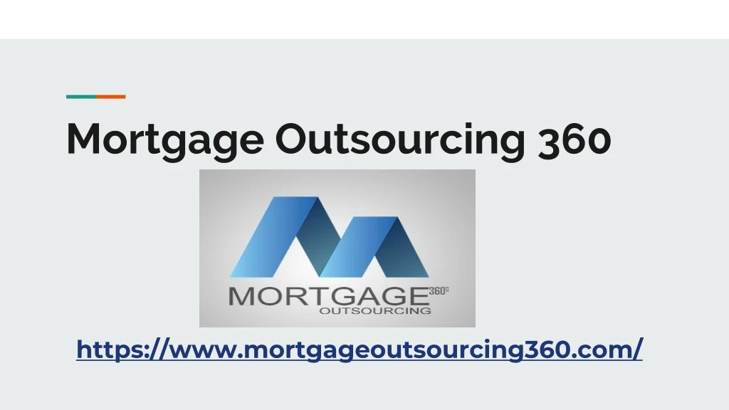 mortgage outsourcing 360