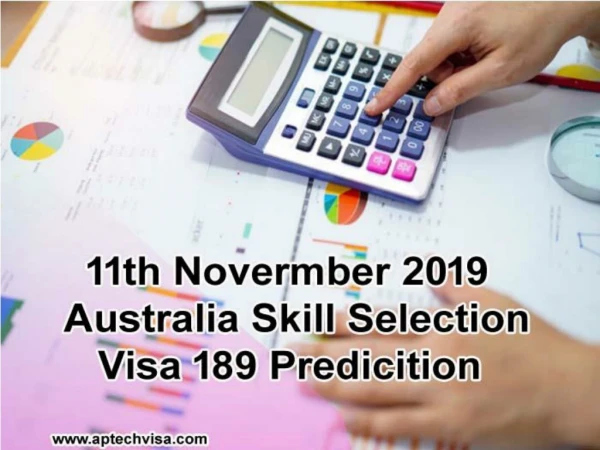 Latest November 2019 Australia 189 Visa Skill Select Prediction