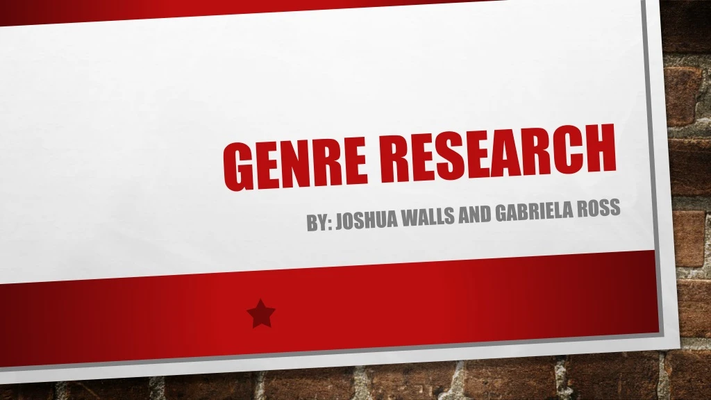 genre research