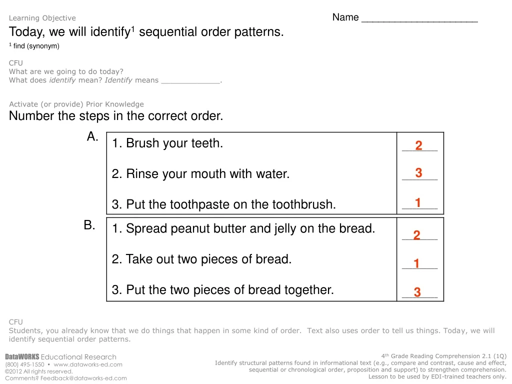 learning objective name today we will identify