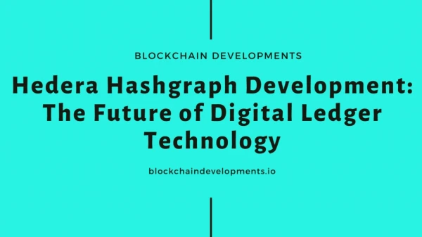 blockchain developments