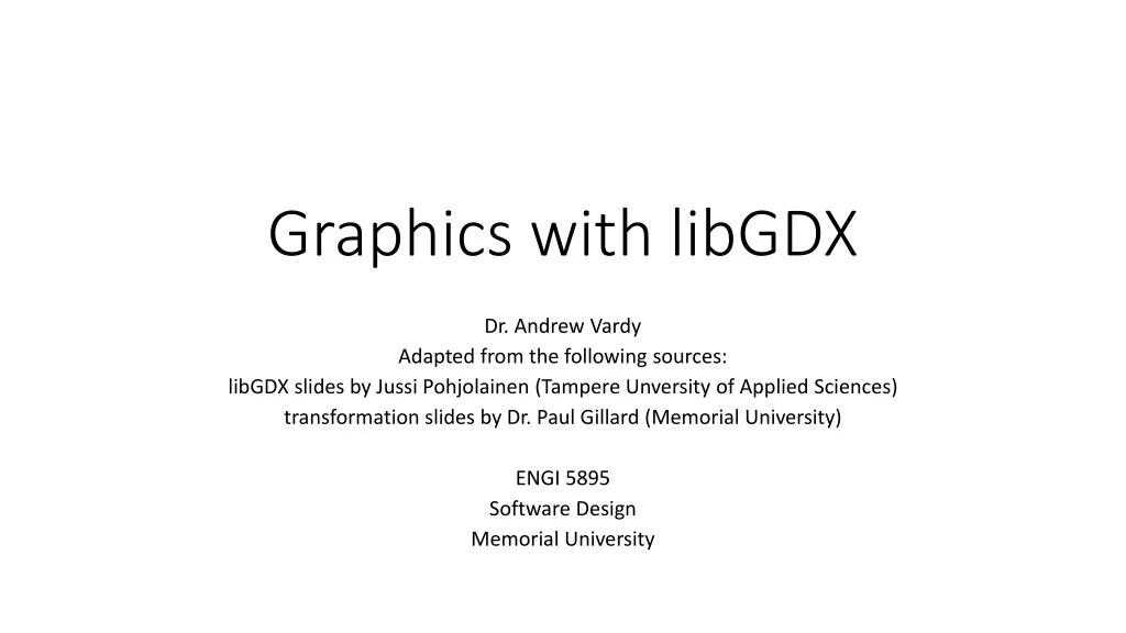 graphics with libgdx