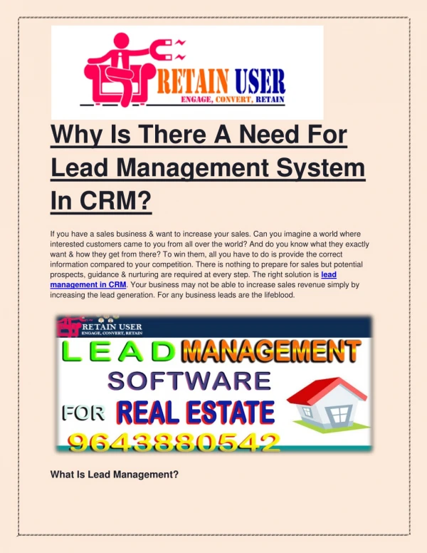 CRM For Real Estate
