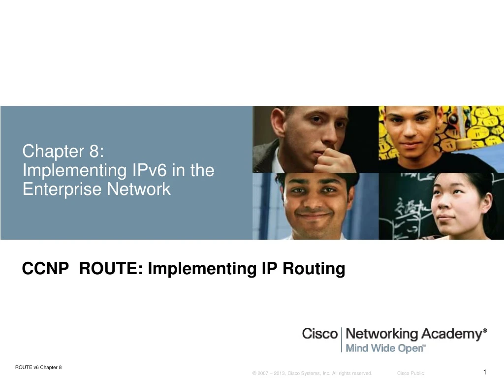 chapter 8 implementing ipv6 in the enterprise network