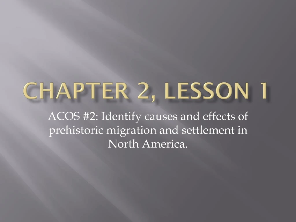 chapter 2 lesson 1