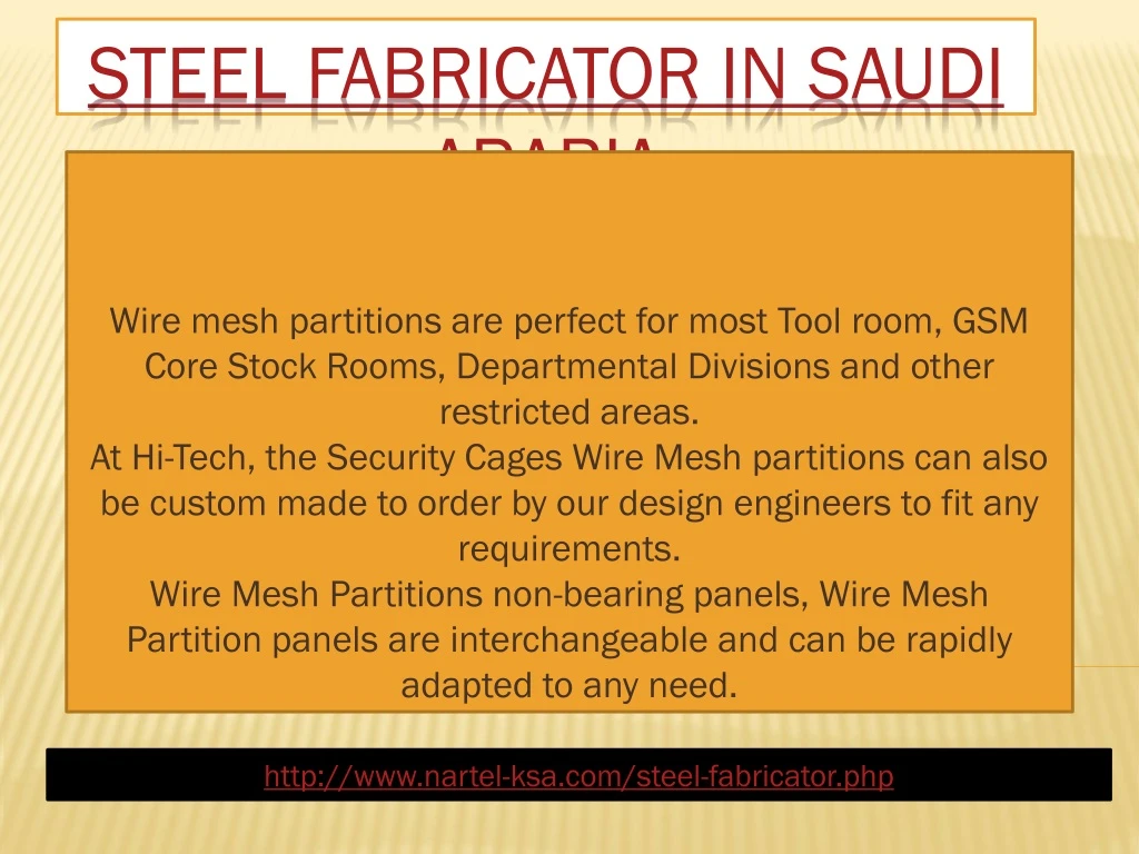 steel fabricator in saudi arabia
