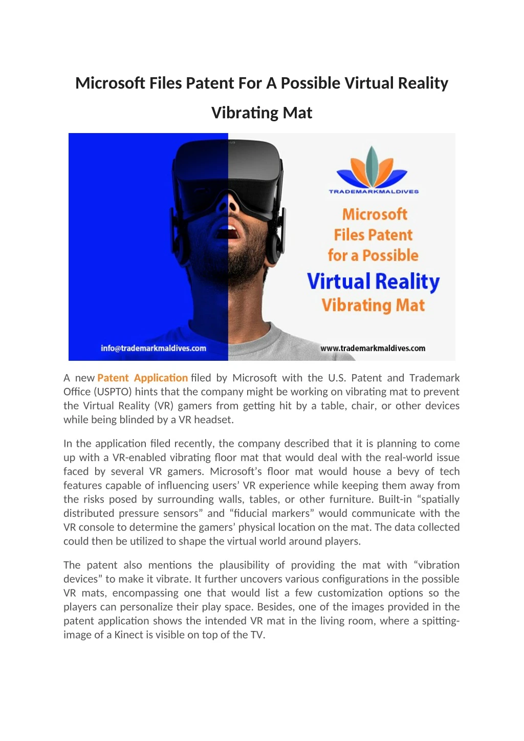 microsoft files patent for a possible virtual