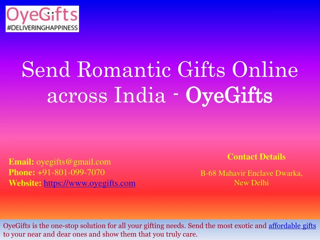 send romantic gifts online across india oyegifts